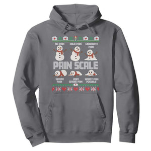 Pain Scale Snowman Hoodie Funny ICU Nurse Christmas TS14 Charcoal Print Your Wear