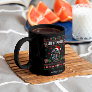 Let It Flow Christmas Coffee Mug Anatomy Heart Cardiac Nurse Santa Xmas TS14 Print Your Wear
