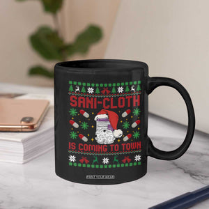 Sani-cloth Is Coming To Town Coffee Mug Funny Nurse Christmas TS14 Print Your Wear