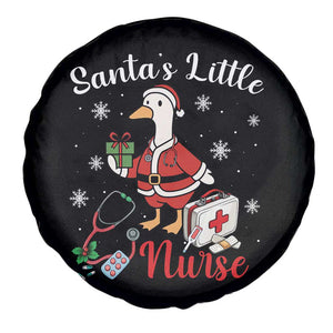 Christmas Goose Nurse Spare Tire Cover Santa Little Nurse TS14 Print Your Wear