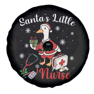 Christmas Goose Nurse Spare Tire Cover Santa Little Nurse TS14 Print Your Wear