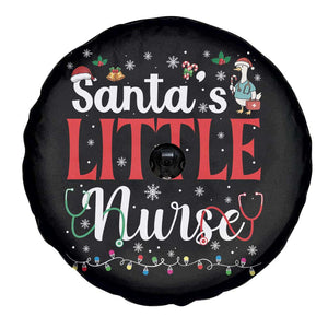 Funny Nurse Christmas Spare Tire Cover Santa Little Nurse TS14 Print Your Wear
