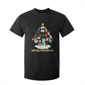 Christmas Nurse Tree Lights T Shirt For Kid TS14 Black Print Your Wear