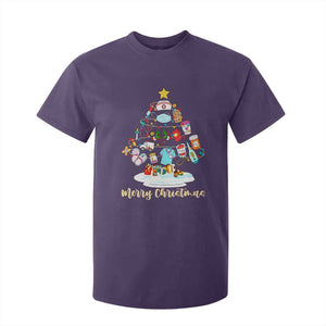 Christmas Nurse Tree Lights T Shirt For Kid TS14 Purple Print Your Wear