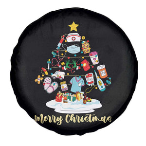 Christmas Nurse Tree Lights Spare Tire Cover TS14 Print Your Wear