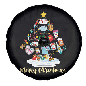 Christmas Nurse Tree Lights Spare Tire Cover TS14 Print Your Wear