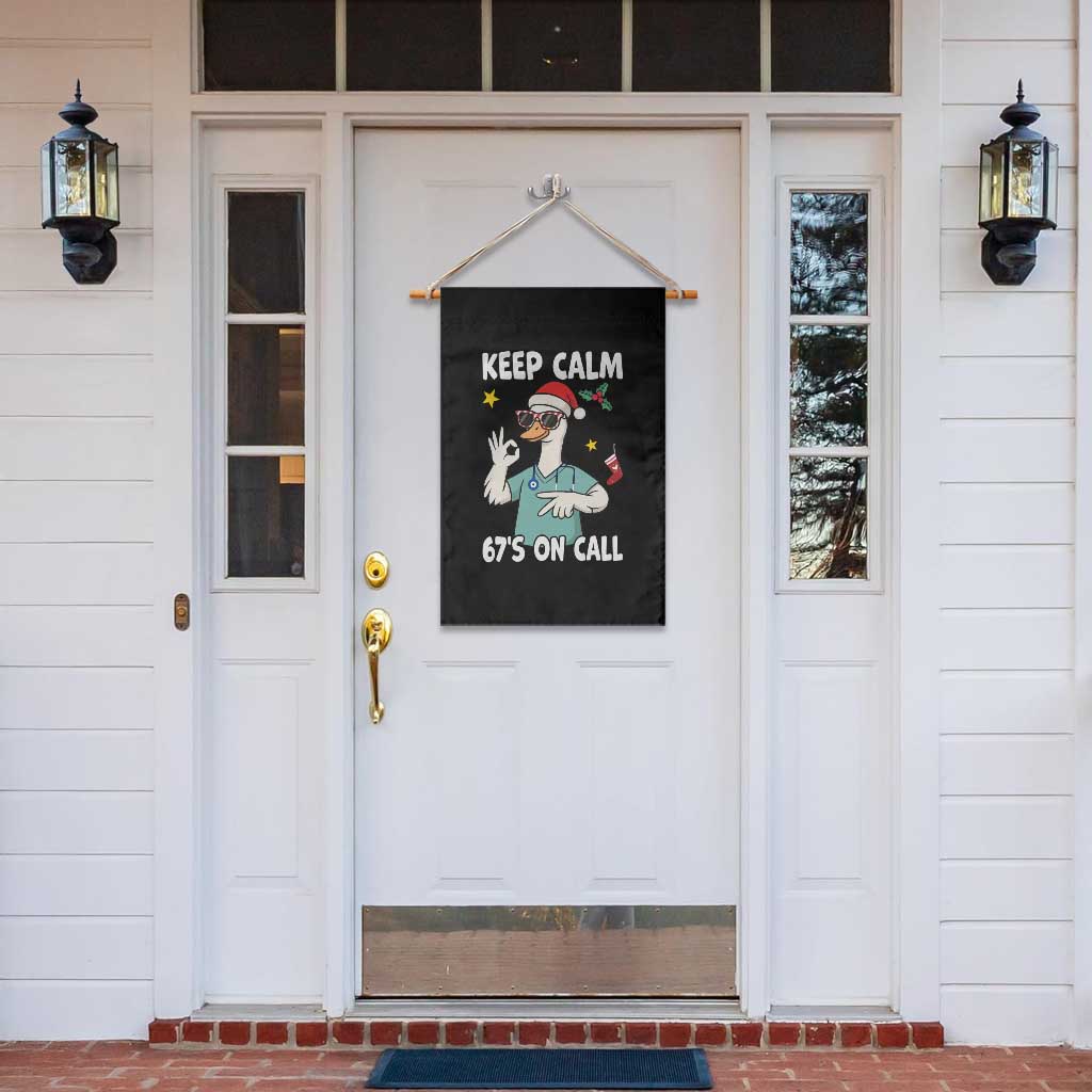 67 Six Seven Goose Nurse Christmas Meme Garden Flag TS14 Print Your Wear
