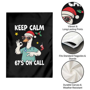 67 Six Seven Goose Nurse Christmas Meme Garden Flag TS14 Print Your Wear