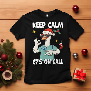 67 Six Seven Goose Nurse Christmas Meme T Shirt TS14 Black Print Your Wear