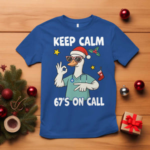 67 Six Seven Goose Nurse Christmas Meme T Shirt TS14 Royal Blue Print Your Wear