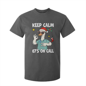 67 Six Seven Goose Nurse Christmas Meme T Shirt For Kid TS14 Dark Heather Print Your Wear