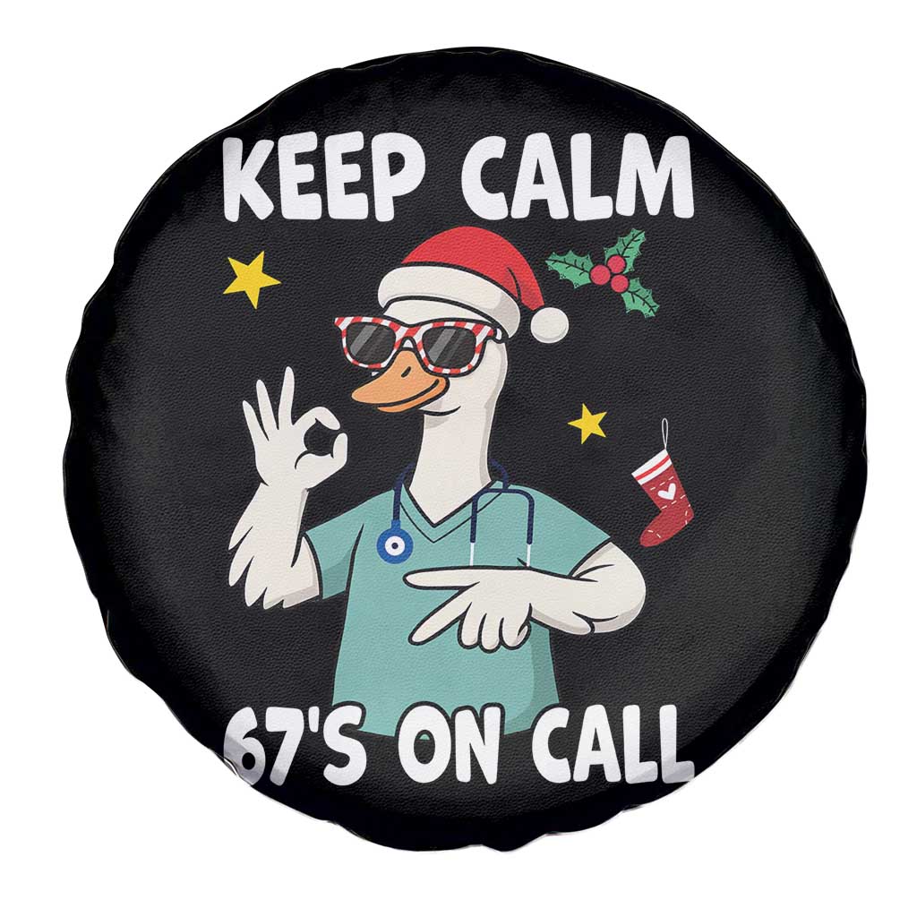 67 Six Seven Goose Nurse Christmas Meme Spare Tire Cover TS14 Print Your Wear