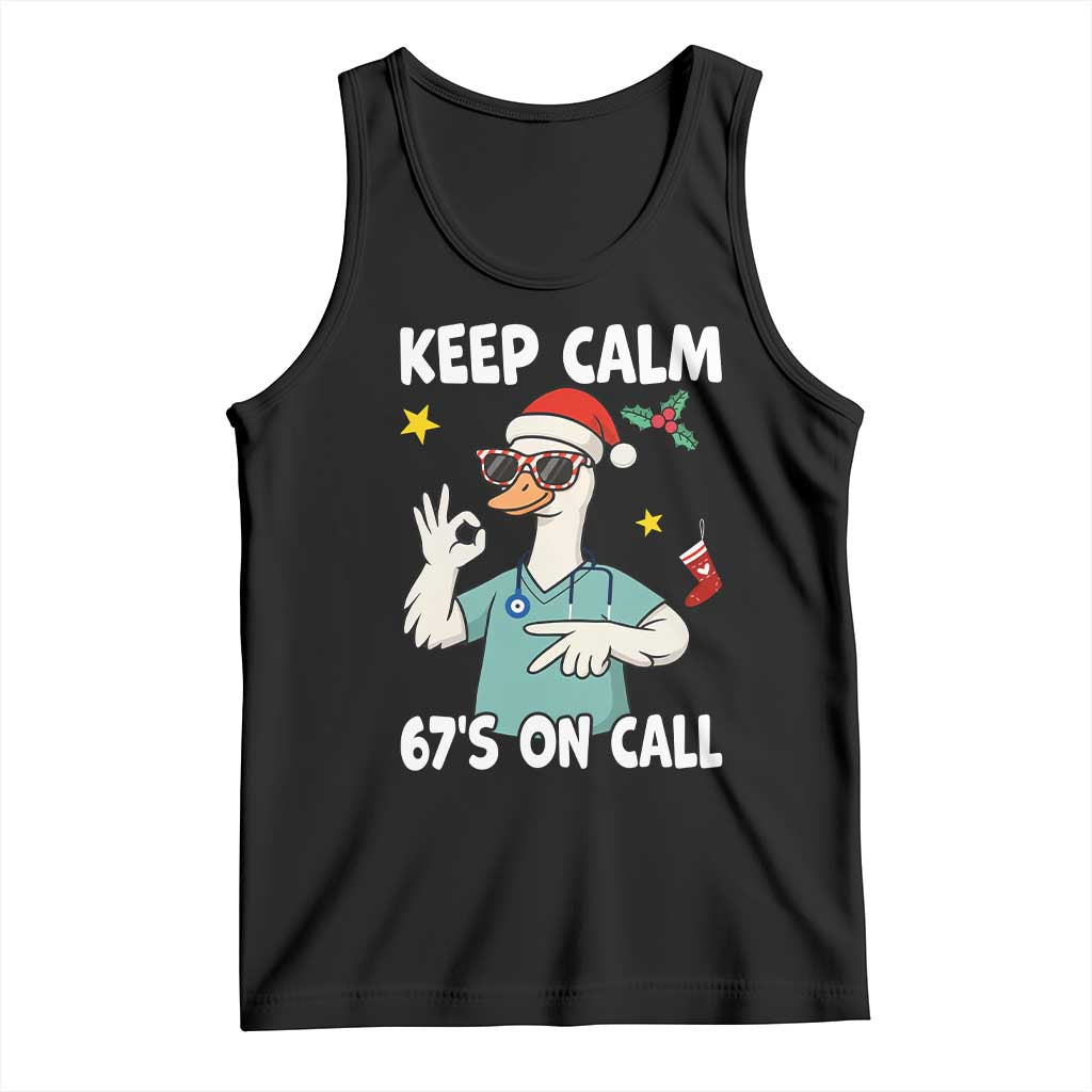 67 Six Seven Goose Nurse Christmas Meme Tank Top - Print Your Wear