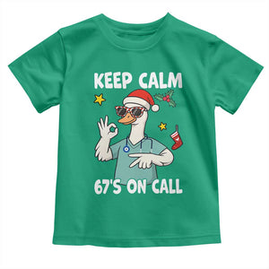 67 Six Seven Goose Nurse Christmas Meme Toddler T Shirt TS14 Irish Green Print Your Wear