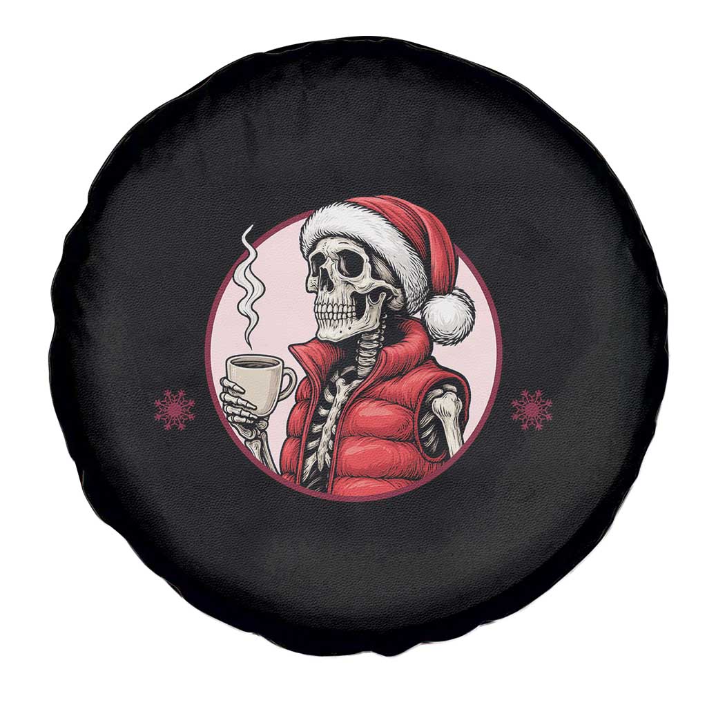 Funny Skeleton Christmas Spare Tire Cover Ho Ho Hold Your Breath Radiolocy Dept TS14 Print Your Wear