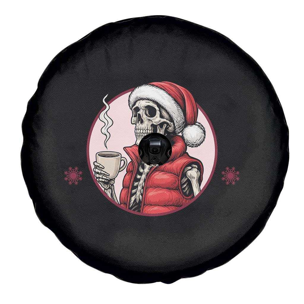 Funny Skeleton Christmas Spare Tire Cover Ho Ho Hold Your Breath Radiolocy Dept TS14 Print Your Wear