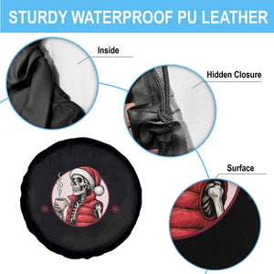 Funny Skeleton Christmas Spare Tire Cover Ho Ho Hold Your Breath Radiolocy Dept TS14 Print Your Wear