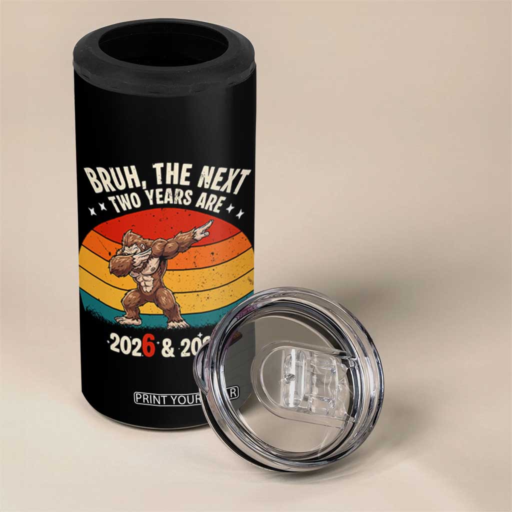 67 New Year 4 in 1 Can Cooler Tumbler Funny Six Seven Bruh Bigfoot Meme TS14 Print Your Wear