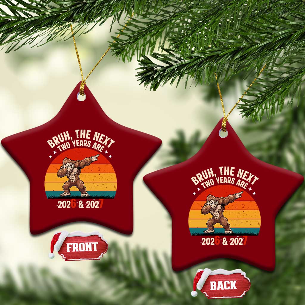 67 New Year Ceramic Ornament Funny Six Seven Bruh Bigfoot Meme TS14 Print Your Wear