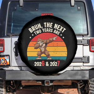 67 New Year Spare Tire Cover Funny Six Seven Bruh Bigfoot Meme TS14 No hole Black Print Your Wear