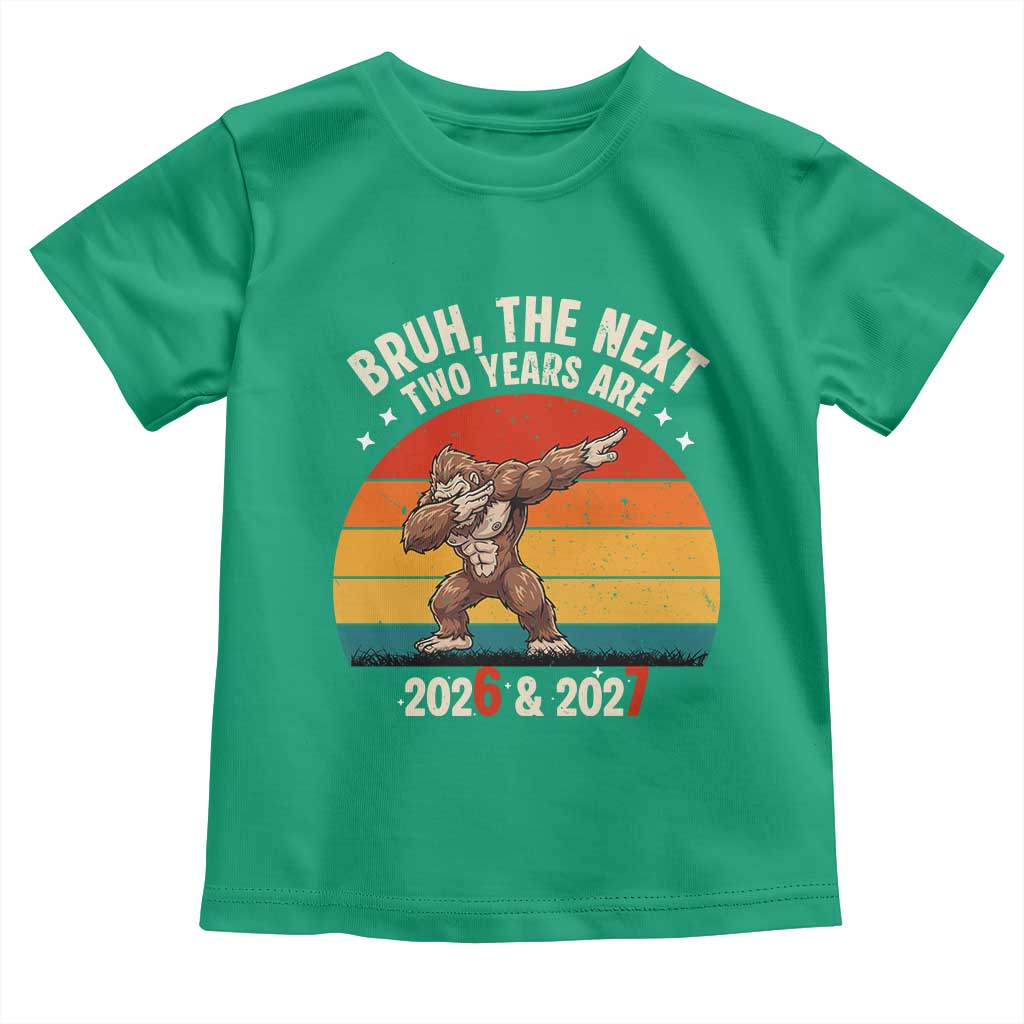 67 New Year Toddler T Shirt Funny Six Seven Bruh Bigfoot Meme TS14 Irish Green Print Your Wear
