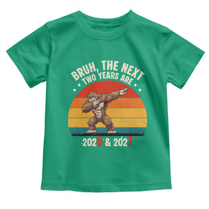 67 New Year Toddler T Shirt Funny Six Seven Bruh Bigfoot Meme TS14 Irish Green Print Your Wear