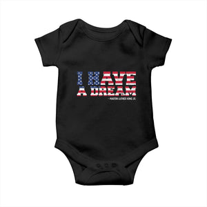 Martin Luther King Jr Baby Onesie Black History African American TS14 Black Print Your Wear