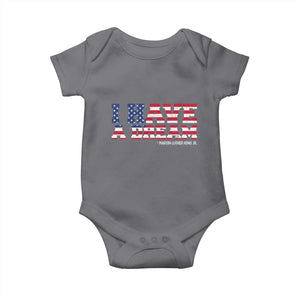 Martin Luther King Jr Baby Onesie Black History African American TS14 Charcoal Print Your Wear