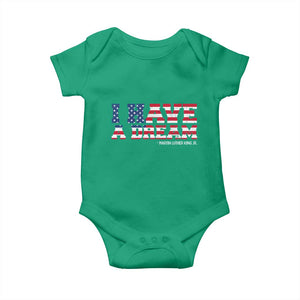 Martin Luther King Jr Baby Onesie Black History African American TS14 Irish Green Print Your Wear