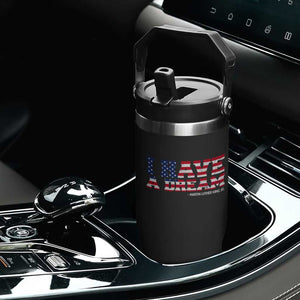 Martin Luther King Jr Flip Straw Tumbler Black History African American TS14 Print Your Wear