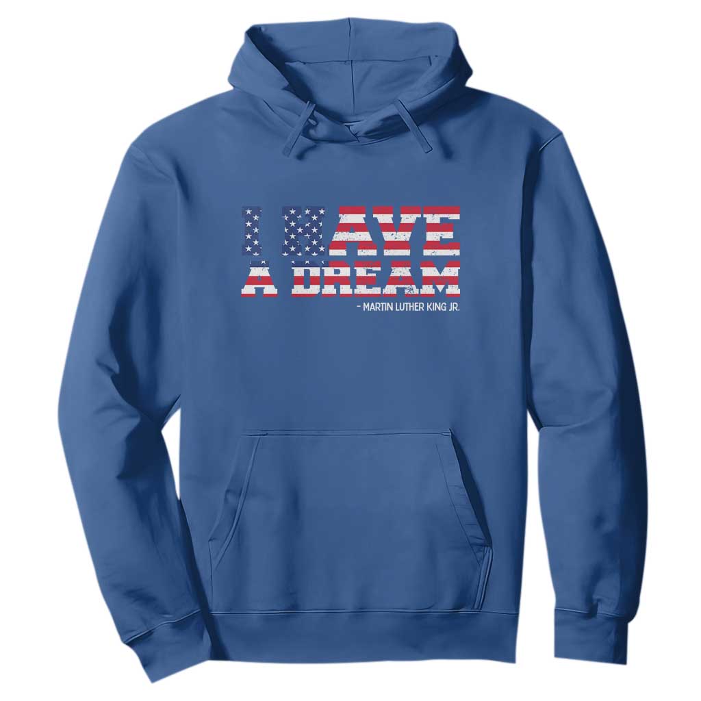 Martin Luther King Jr Hoodie Black History African American TS14 Royal Blue Print Your Wear