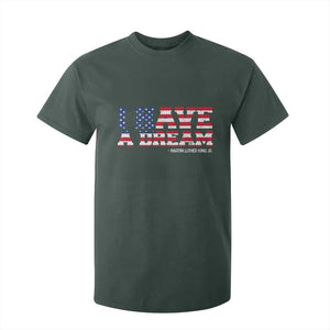 Martin Luther King Jr T Shirt For Kid Black History African American TS14 Dark Forest Green Print Your Wear