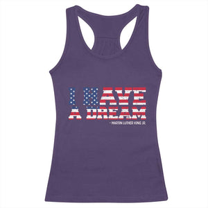 Martin Luther King Jr Racerback Tank Top Black History African American TS14 Purple Print Your Wear
