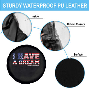 Martin Luther King Jr Spare Tire Cover Black History African American TS14 Print Your Wear