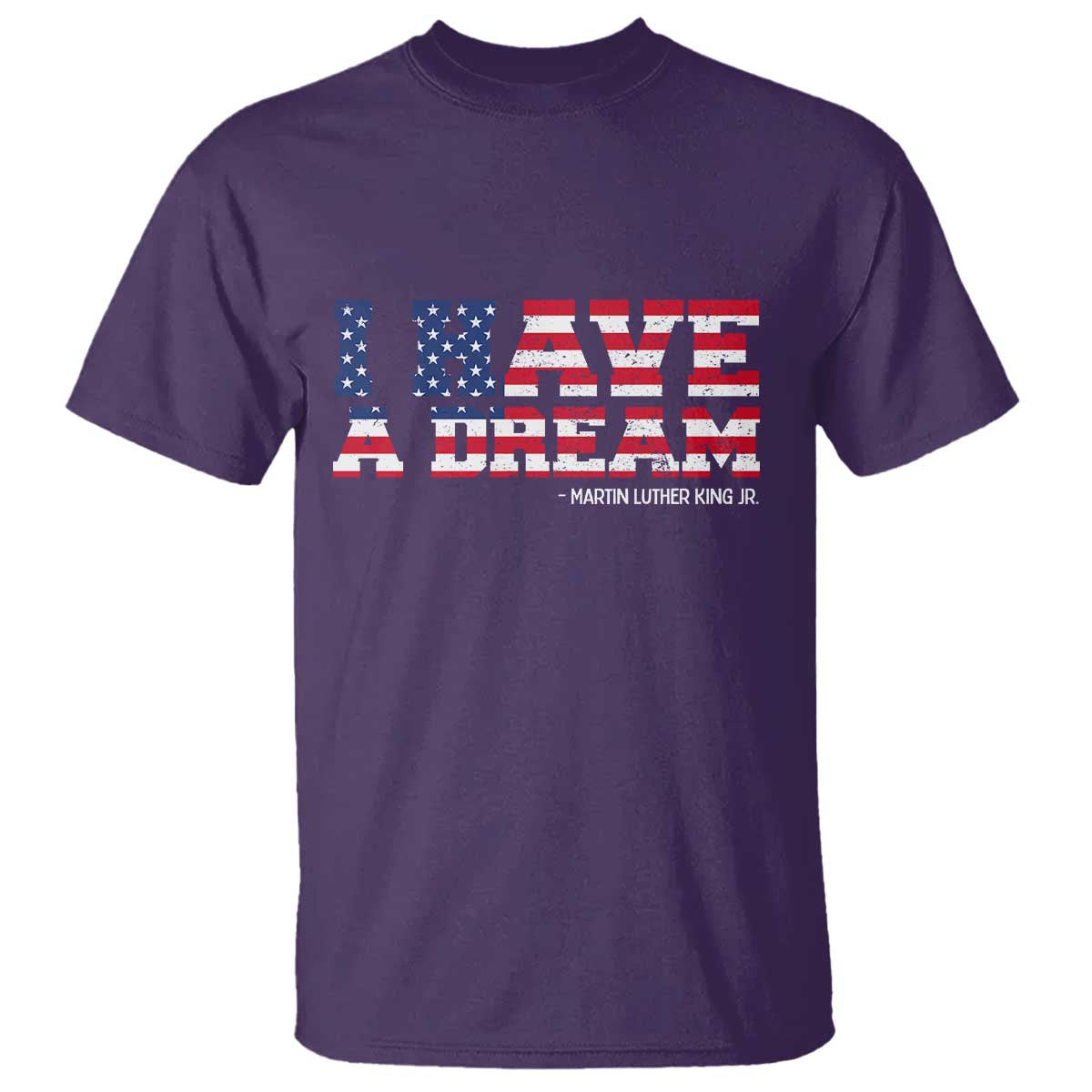 Martin Luther King Jr T Shirt Black History African American TS14 Purple Print Your Wear
