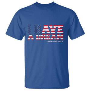 Martin Luther King Jr T Shirt Black History African American TS14 Royal Blue Print Your Wear