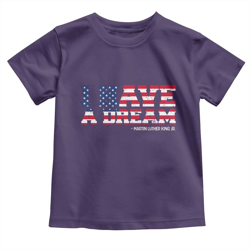 Martin Luther King Jr Toddler T Shirt Black History African American TS14 Purple Print Your Wear