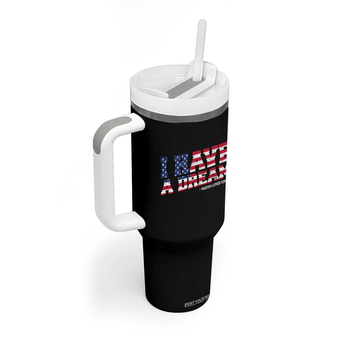 Martin Luther King Jr Tumbler With Handle Black History African American TS14 Print Your Wear