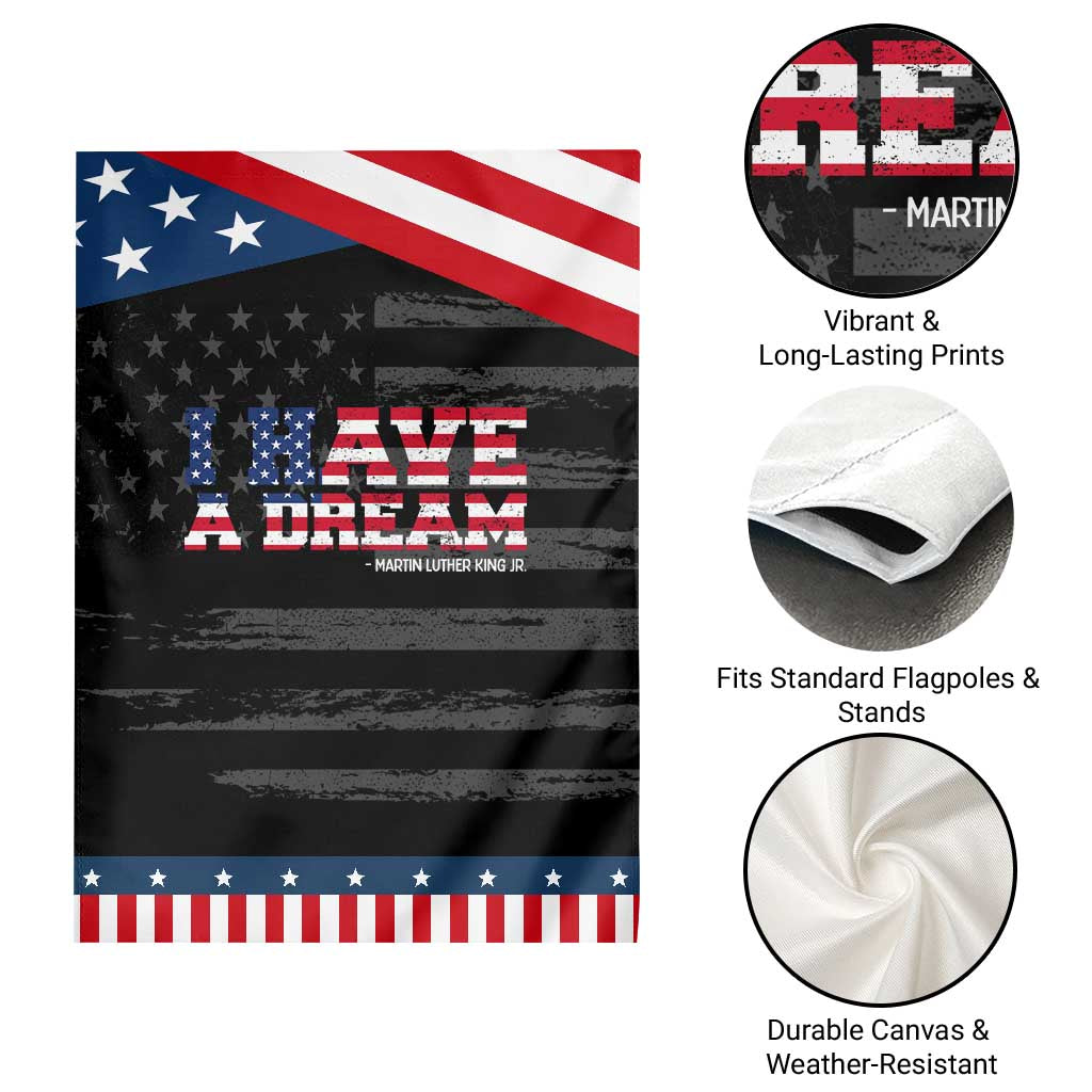 Martin Luther King Jr Garden Flag Black History African American TS14 Print Your Wear