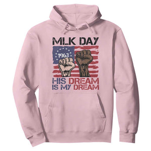 His Dream is My Dream Hoodie Martin Luther King Jr MLK Day TS14 Light Pink Print Your Wear