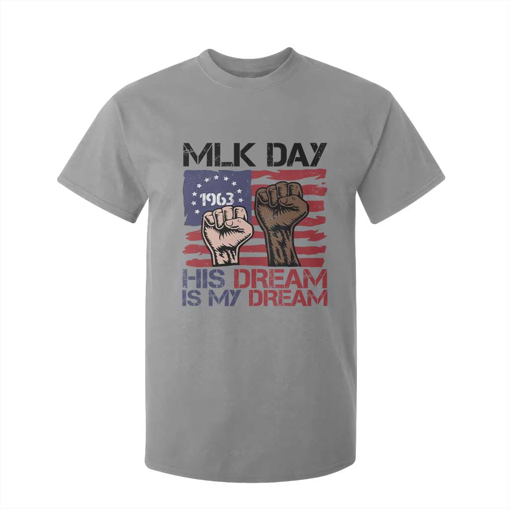 His Dream is My Dream T Shirt For Kid Martin Luther King Jr MLK Day TS14 Sport Gray Print Your Wear