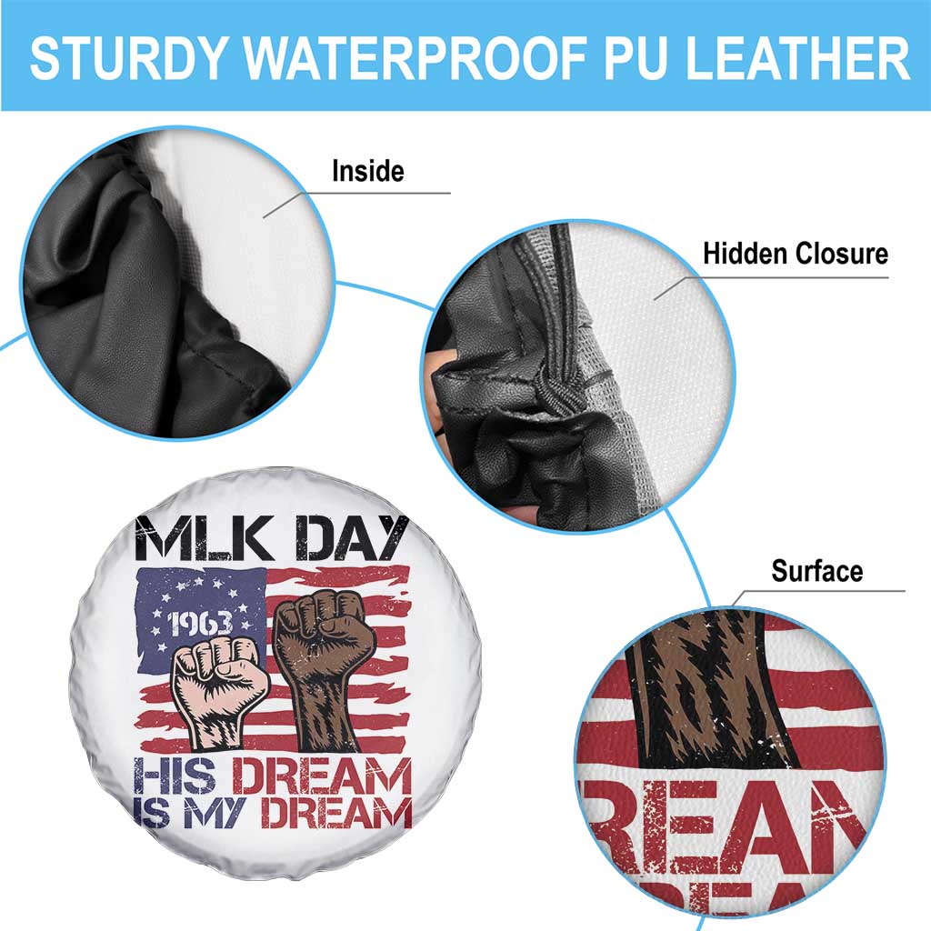 His Dream is My Dream Spare Tire Cover Martin Luther King Jr MLK Day TS14 Print Your Wear
