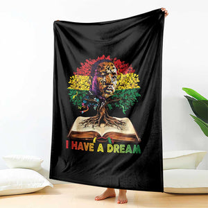 Martin Luther King Jr Throw Blanket Black History Month Melanin African TS14 Print Your Wear