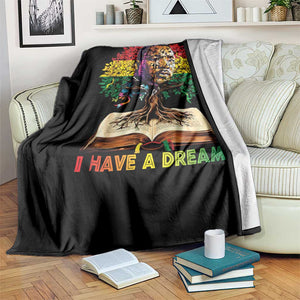 Martin Luther King Jr Throw Blanket Black History Month Melanin African TS14 Print Your Wear