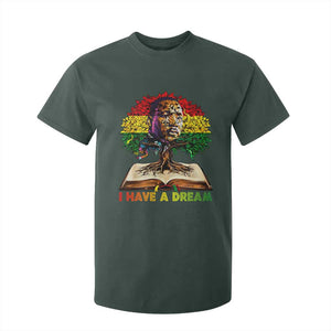Martin Luther King Jr T Shirt For Kid Black History Month Melanin African TS14 Dark Forest Green Print Your Wear