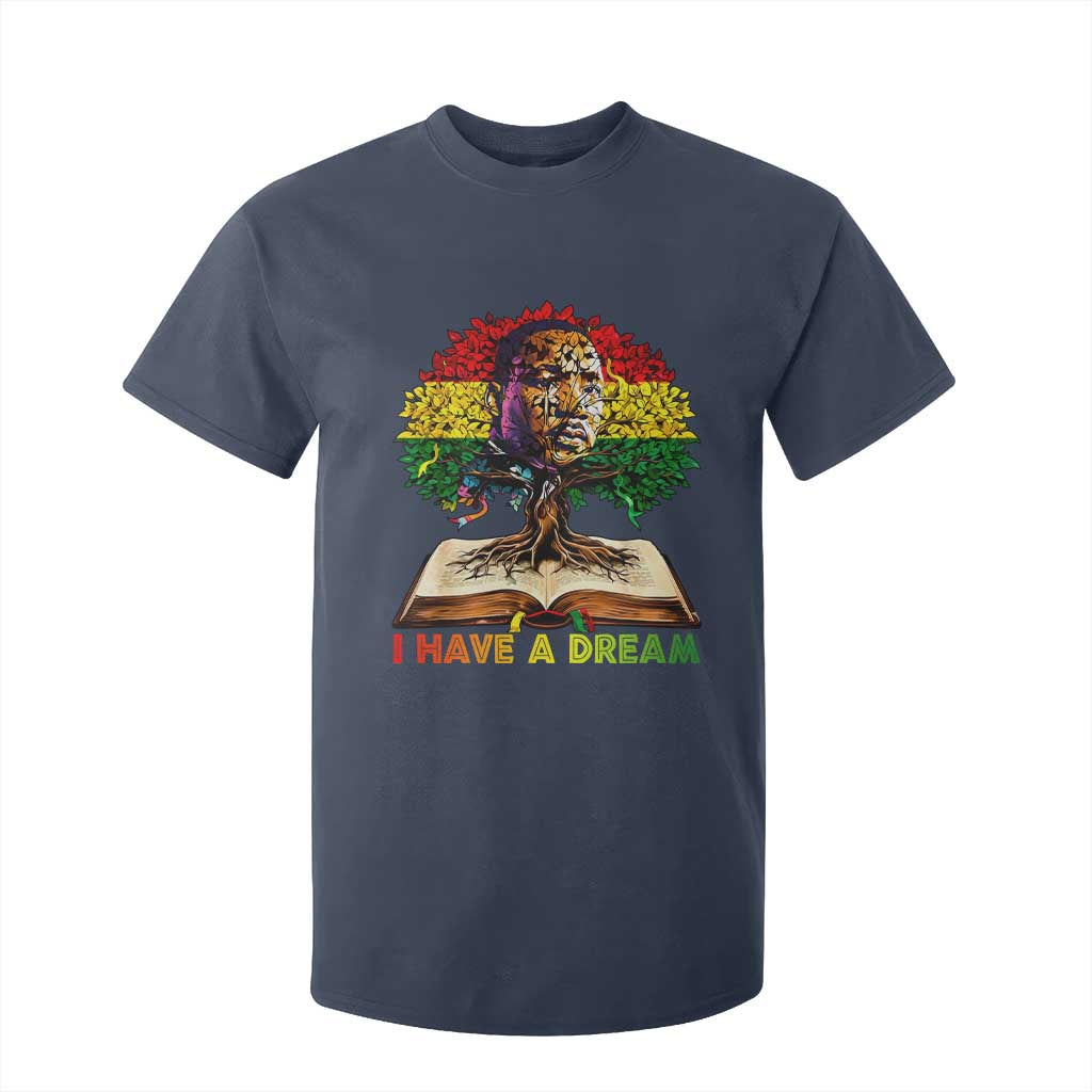 Martin Luther King Jr T Shirt For Kid Black History Month Melanin African TS14 Navy Print Your Wear
