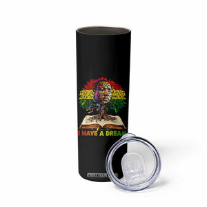 Martin Luther King Jr Skinny Tumbler Black History Month Melanin African TS14 Print Your Wear