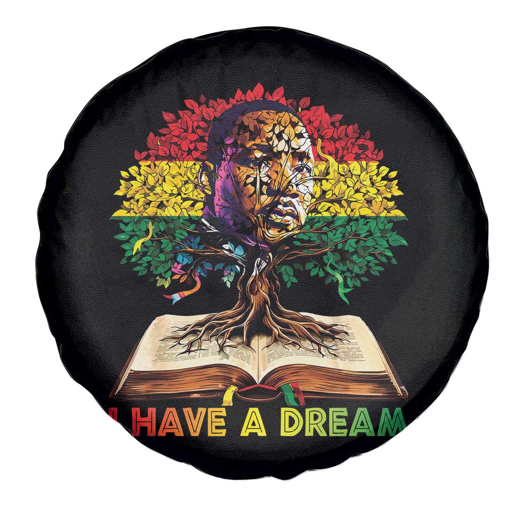 Martin Luther King Jr Spare Tire Cover Black History Month Melanin African TS14 Print Your Wear