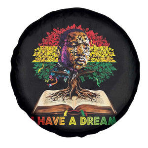 Martin Luther King Jr Spare Tire Cover Black History Month Melanin African TS14 Print Your Wear