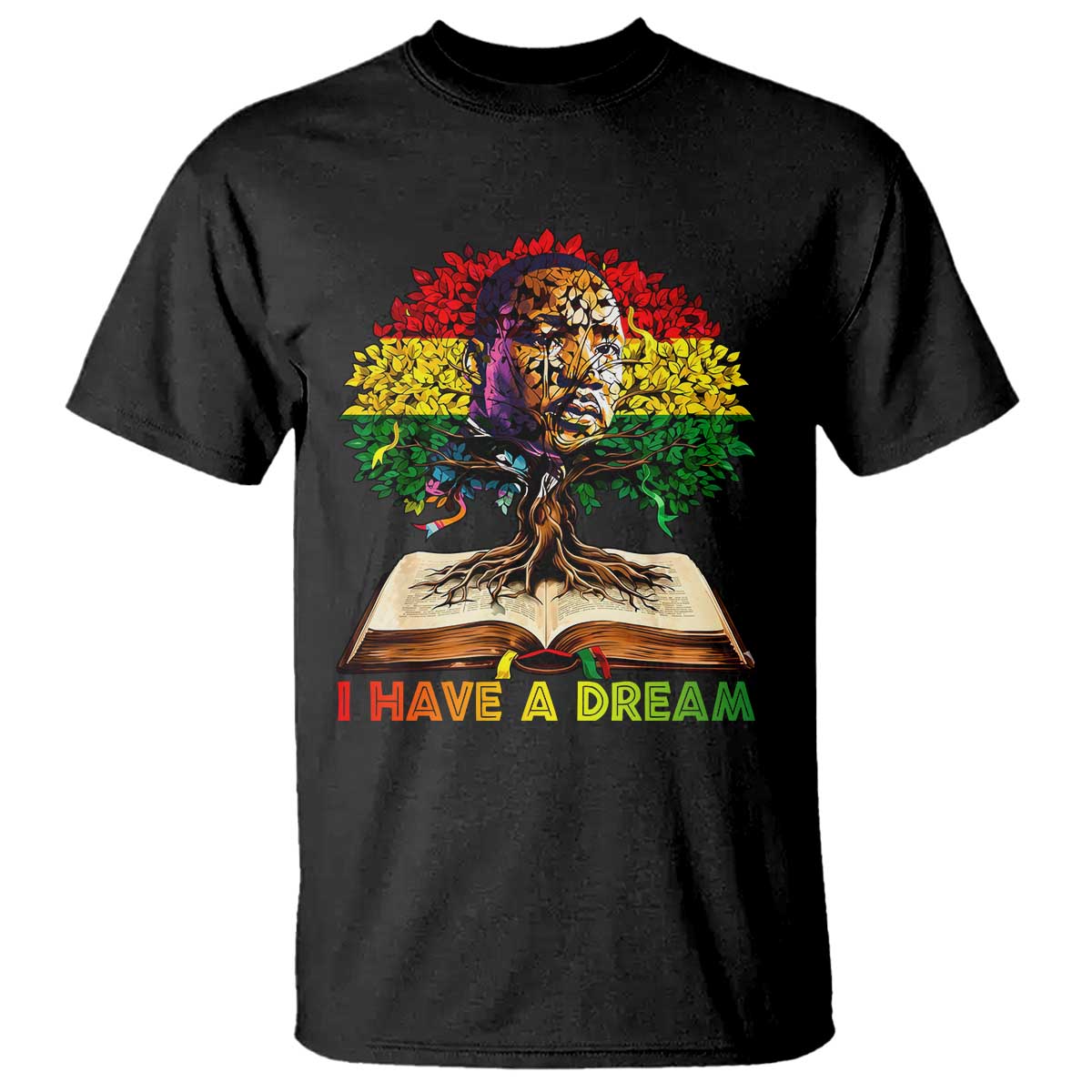 Martin Luther King Jr T Shirt Black History Month Melanin African TS14 Black Print Your Wear